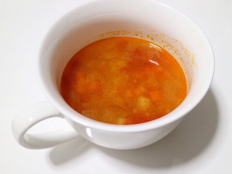余ったミートソースで簡単スープ
